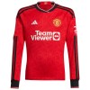 Maglia da Calcio a Maniche Lunghe Manchester United Casa 2023-24 per Bambino